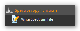Spektroskopie-Scriptfunktionen