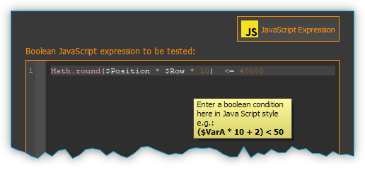 Konfiguration Conditional Loop - Erweiterter Modus