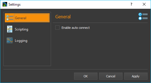 Settings Dialog