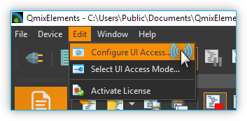Figure 1.46: Open UI Access Configuration